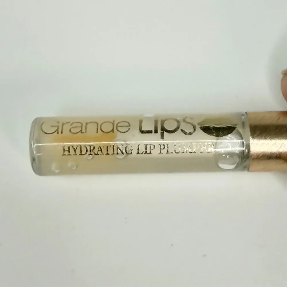 Grande Cosmetics GrandeLips Hydrating Clear Lip Plumper Gloss Travel .04 oz New